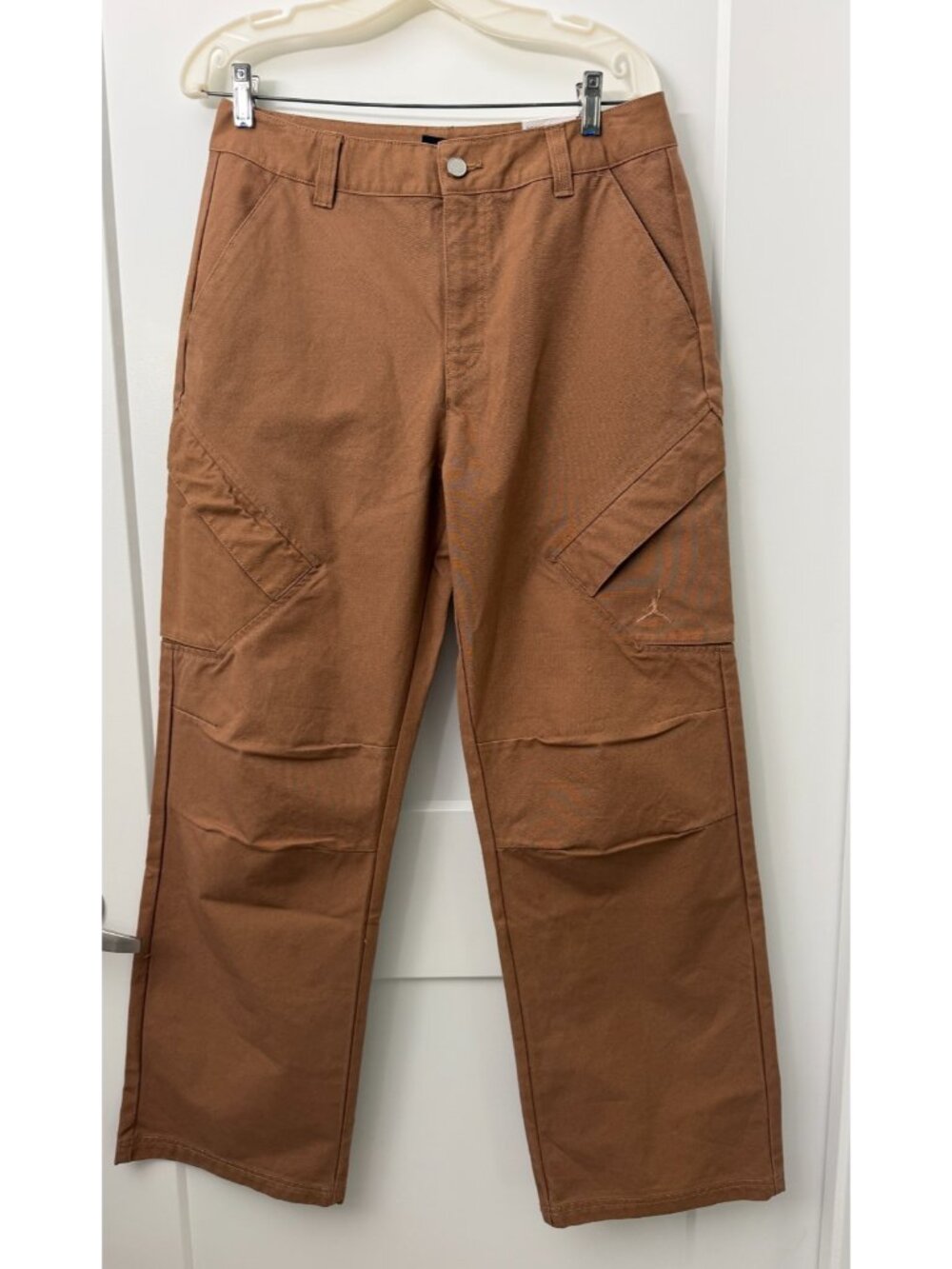Jordan Chicago Utility Cargo Pants Women's Size M Archaeo Brown Cotton NWT - Picture 2 of 11